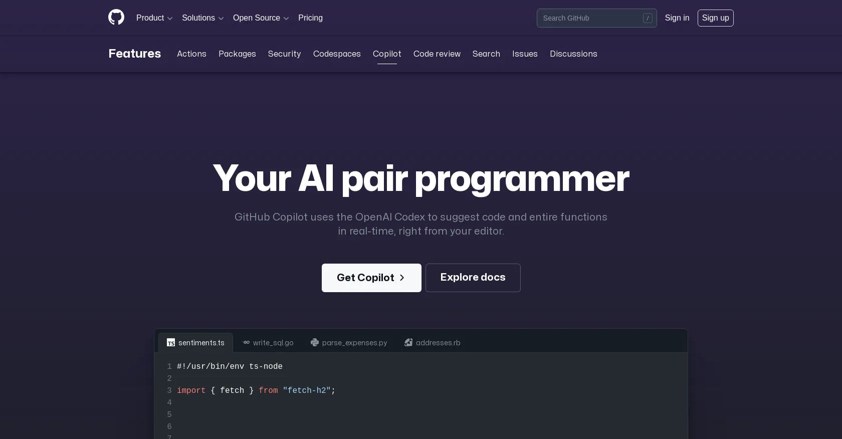 Your Ai Pair Programmer.