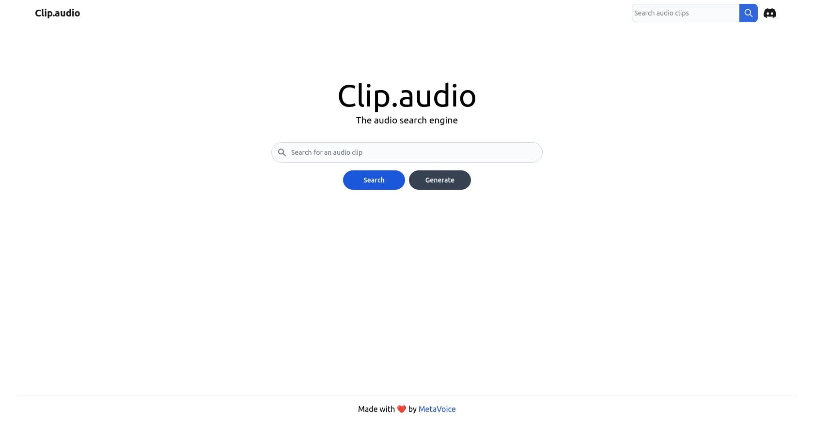 Clip audio